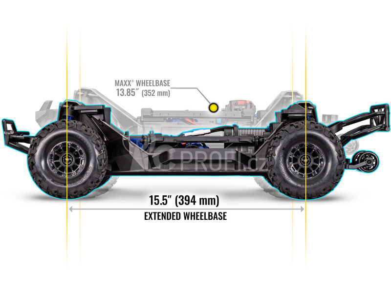 RC auto Traxxas Maxx Slash 1:8 RTR, modrá