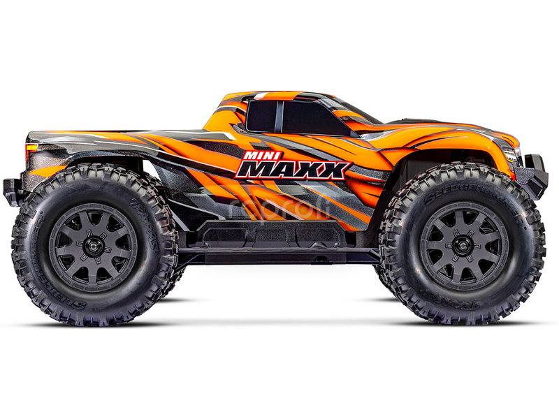 RC auto Traxxas Mini Maxx 1:12 BL-2s RTR, černá