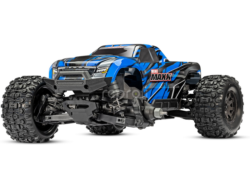 RC auto Traxxas Mini Maxx 1:12 BL-2s RTR, černá