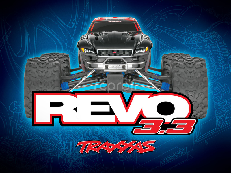 Traxxas Nitro Revo 1:8 s BlueTooth RTR modré