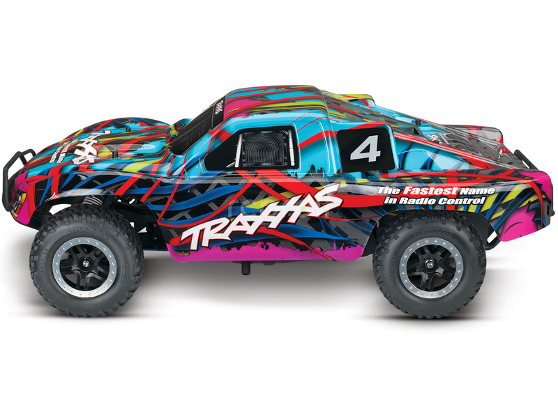 RC auto Traxxas Nitro Slash 1:10 RTR, modrá