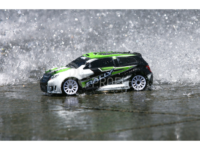 RC auto Traxxas Rally 1:18 4WD RTR, modrá