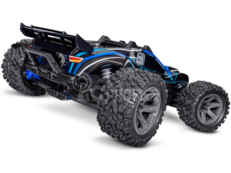 RC auto Traxxas Rustler 1:10 2BL 4WD RTR, modrá