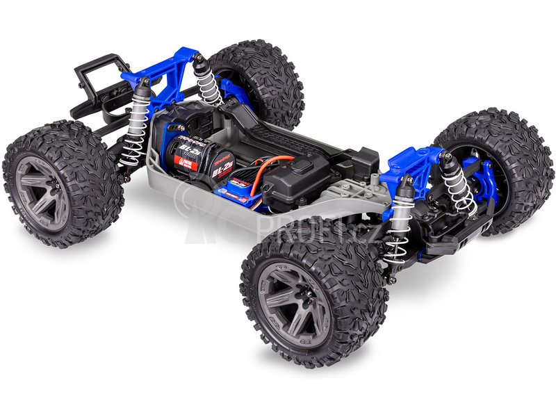 RC auto Traxxas Rustler 1:10 2BL 4WD RTR, modrá