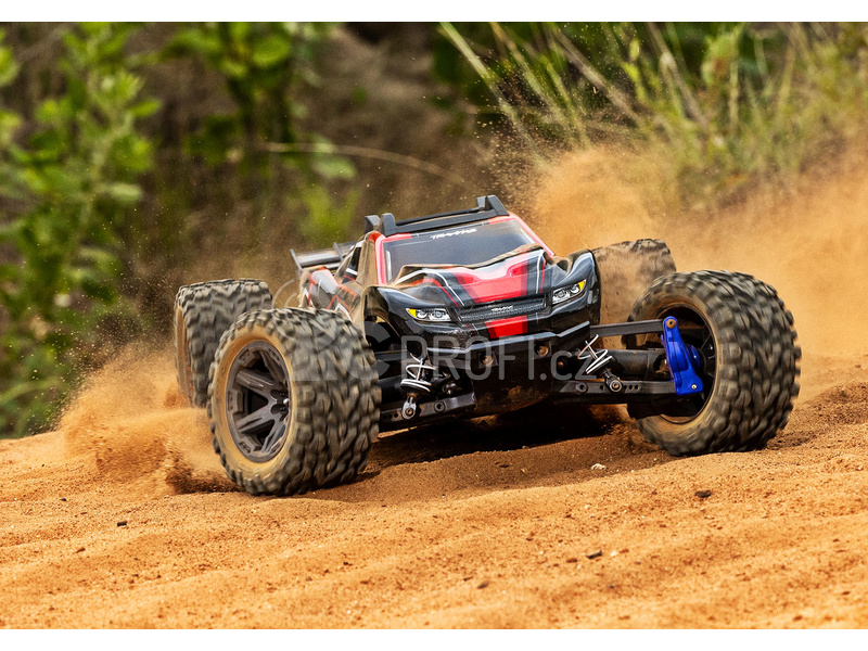 RC auto Traxxas Rustler 1:10 2BL 4WD RTR, modrá