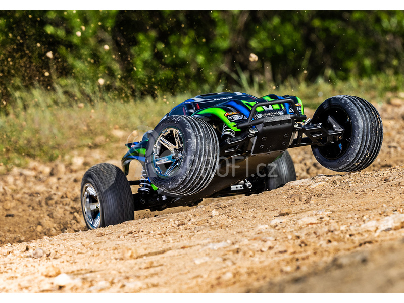 RC auto Traxxas Rustler 1:10 BL-2s RTR, modrá