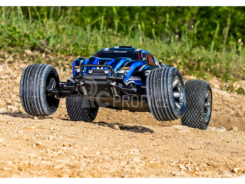 RC auto Traxxas Rustler 1:10 BL-2s RTR, modrá