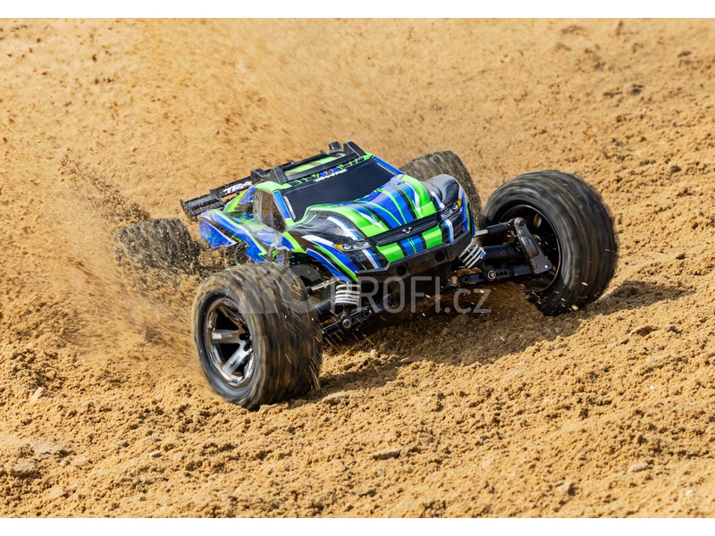 RC auto Traxxas Rustler 1:10 VXL HD 4WD RTR, oranžová