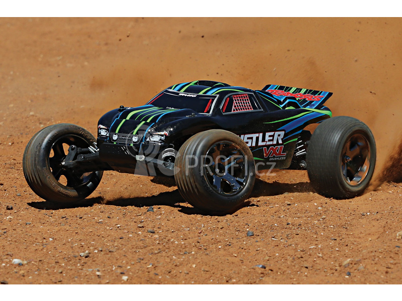 RC auto Traxxas Rustler 1:10 VXL TQi RTR, oranžová