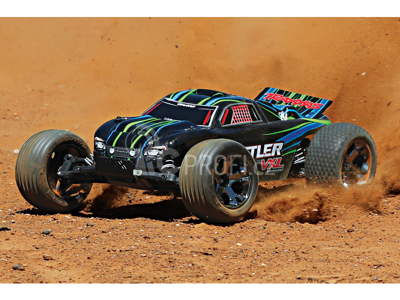 RC auto Traxxas Rustler 1:10 VXL TQi RTR, oranžová