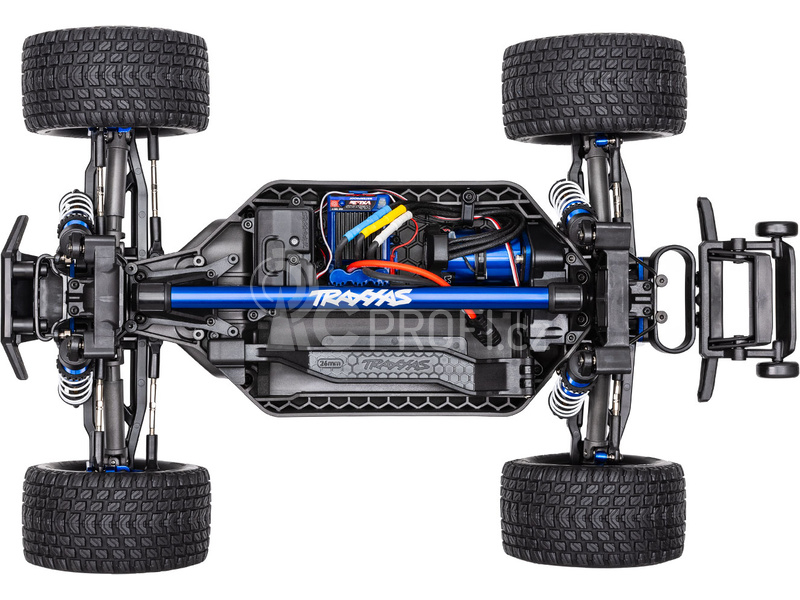 RC auto Traxxas Rustler 4x4 Ultimate VXL RTR, modrá