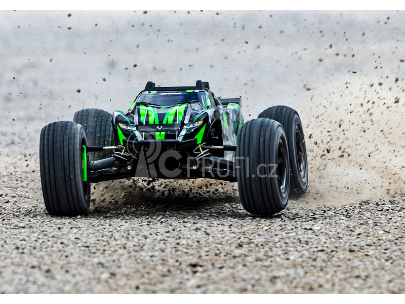 RC auto Traxxas Rustler 4x4 Ultimate VXL RTR, modrá