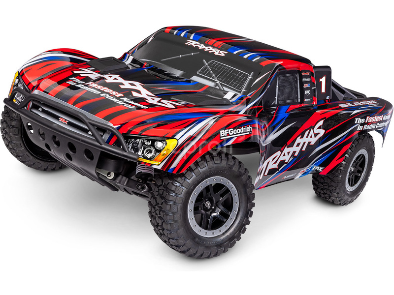 RC auto Traxxas Slash 1:10 BL-2s HD RTR, modrá