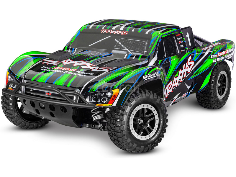 RC auto Traxxas Slash 1:10 HD VXL 4WD RTR, modrá