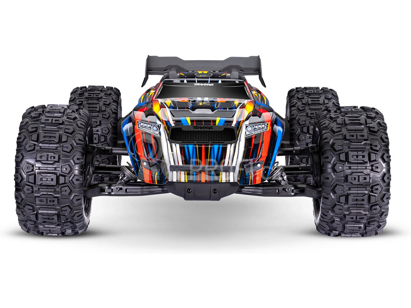 RC auto Traxxas Sledge s belted pneu 1:8 RTR, modrá