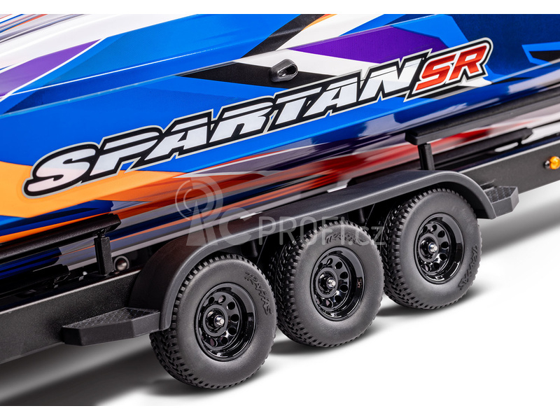 RC loď Traxxas Spartan SR, červená