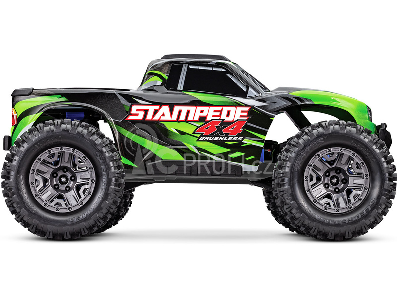 RC auto Traxxas Stampede 1:10 2BL 4WD RTR, zelená