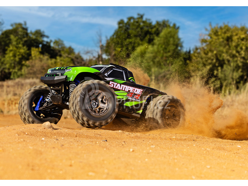 RC auto Traxxas Stampede 1:10 2BL 4WD RTR, zelená