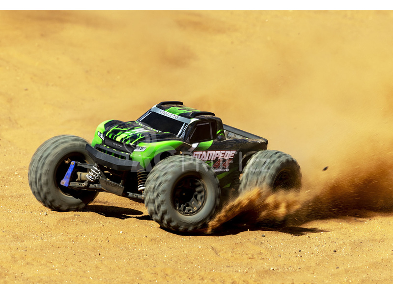 RC auto Traxxas Stampede 1:10 2BL 4WD RTR, zelená