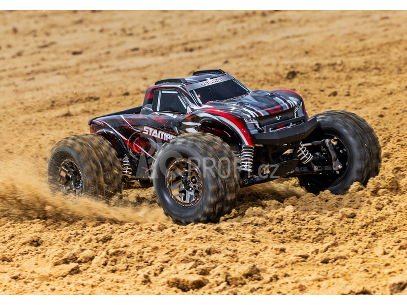 RC auto Traxxas Stampede 1:10 4x4 VXL RTR, oranžová