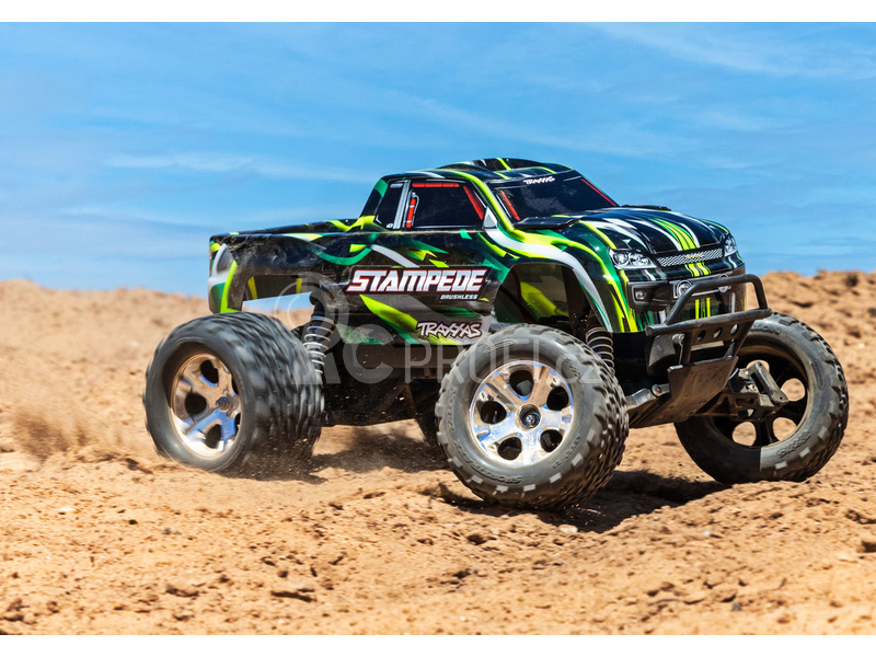 RC auto Traxxas Stampede 1:10 BL-2s RTR, červená