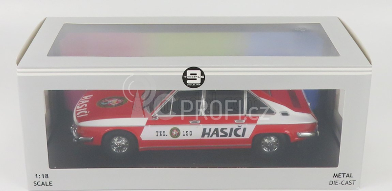 Triple9 Tatra 613 Czechoslovakia Hasici Fire Engine 1979 1:18 Červená Bílá