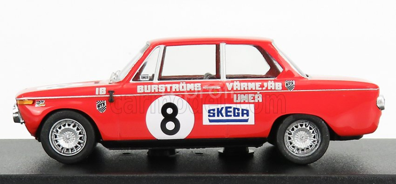 Trofeu BMW 2002 Ti N 8 Rally Mantorp Park 1970 I.burstrom 1:43 Red