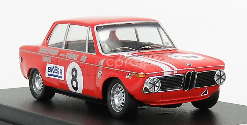 Trofeu BMW 2002 Ti N 8 Rally Mantorp Park 1970 I.burstrom 1:43 Red