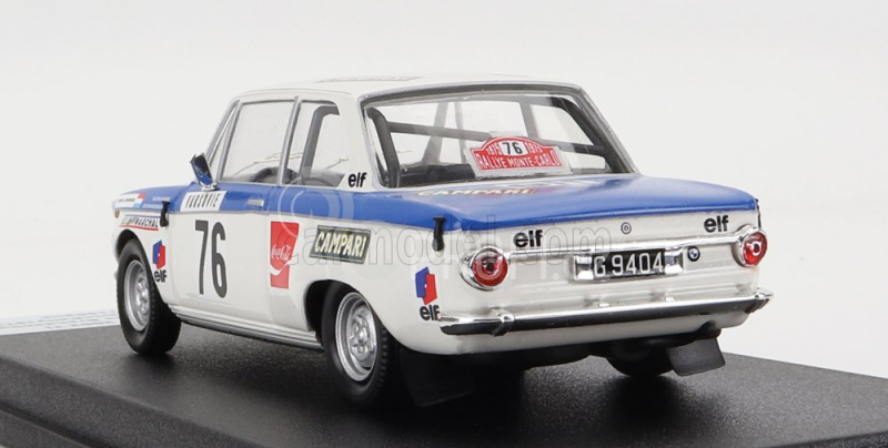 Trofeu BMW 2002 Ti (night Version) N 76 Rally Montecarlo 1973 A.kridel - J.brandenburger 1:43 Modrá Bílá