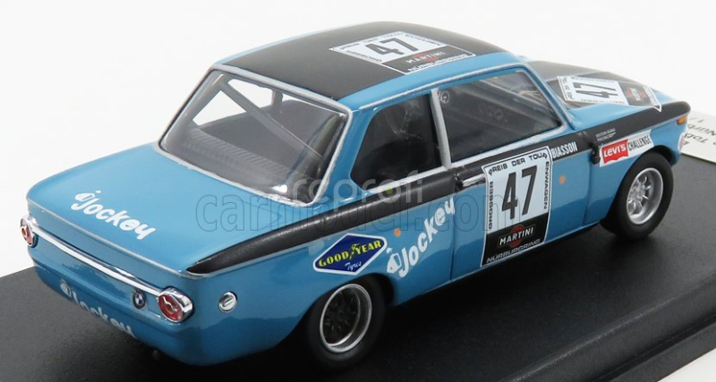 Trofeu BMW 2002ti N 47 Nurburgring 1971 R.tobiasson - A.persson 1:43 Modrá Černá