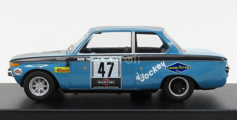 Trofeu BMW 2002ti N 47 Nurburgring 1971 R.tobiasson - A.persson 1:43 Modrá Černá