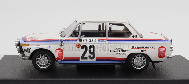 Trofeu BMW 2002ti (night Version) N 29 Rally Montecarlo 1975 N.koob - N.huberty 1:43 Bílá