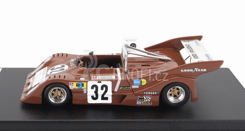 Trofeu Cheetah G501 Team Cheetah Racing Cars N 32 24h Le Mans 1977 Andre Chevalley - Wink Bancroft - Francois Trisconi 1:43 Hnědá Bílá