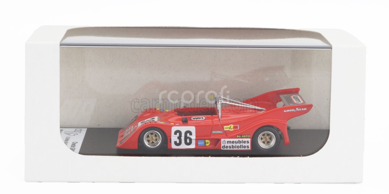 Trofeu Cheetah G601 Team Cheetah Racing N 36 24h Le Mans 1976 D.brillat - M.degoumois - J.c.depince Depnic 1:43 Red