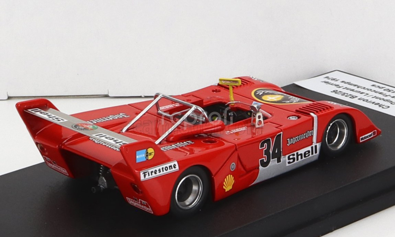 Trofeu Chevron B23/26 N 34 24h 1000km Spa-francorchamps 1974 M.dupont - L.ferrier 1:43 Red