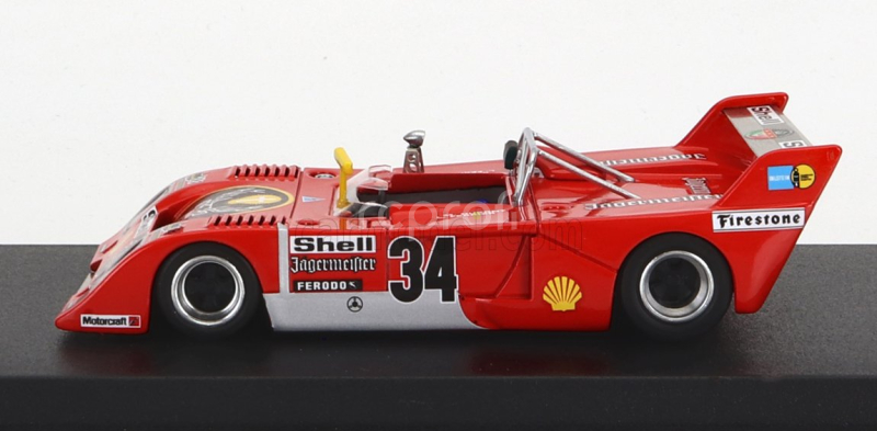 Trofeu Chevron B23/26 N 34 24h 1000km Spa-francorchamps 1974 M.dupont - L.ferrier 1:43 Red