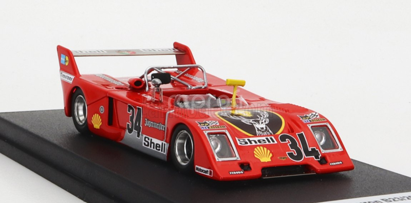 Trofeu Chevron B23/26 N 34 24h 1000km Spa-francorchamps 1974 M.dupont - L.ferrier 1:43 Red