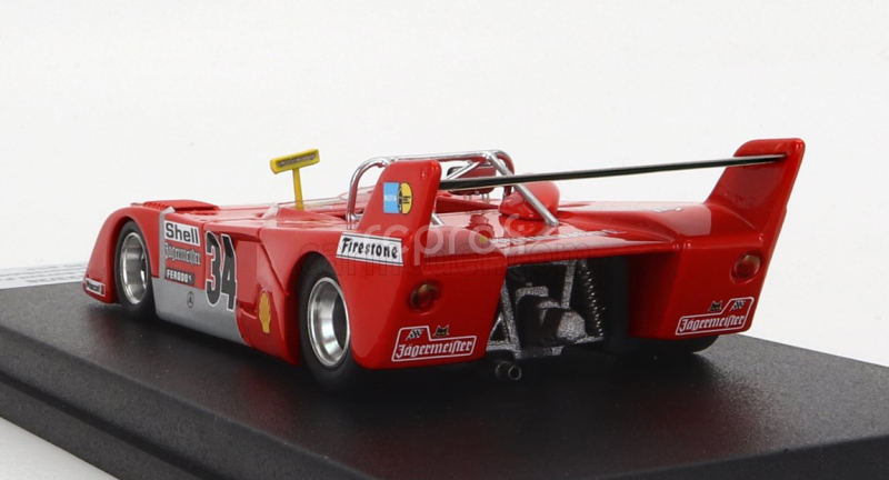 Trofeu Chevron B23/26 N 34 24h 1000km Spa-francorchamps 1974 M.dupont - L.ferrier 1:43 Red