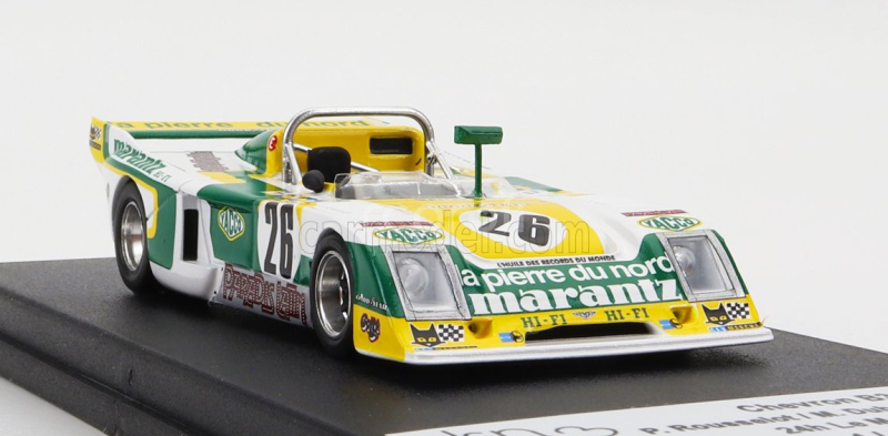 Trofeu Chevron B36 2.0l S4 Team Societe Racing N 26 24h Le Mans 1979 P.rousselot - M.dubois - M.menant 1:43 Bílá Zelená Žlutá