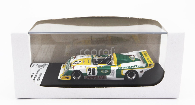 Trofeu Chevron B36 2.0l S4 Team Societe Racing N 26 24h Le Mans 1979 P.rousselot - M.dubois - M.menant 1:43 Bílá Zelená Žlutá