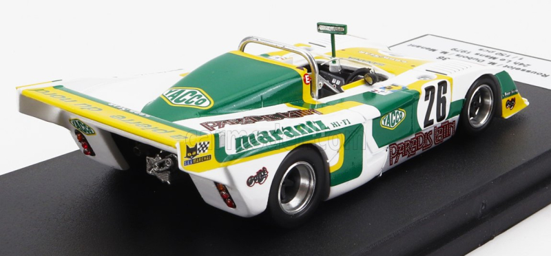 Trofeu Chevron B36 2.0l S4 Team Societe Racing N 26 24h Le Mans 1979 P.rousselot - M.dubois - M.menant 1:43 Bílá Zelená Žlutá