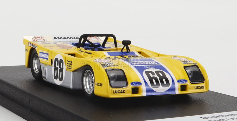 Trofeu Duckhams Lm72 3.0l V8 Team Duckham's Oil Motor Racing N 68 24h Le Mans 1978 C.craft - A.de Cadenet 1:43 Žlutá Modrá