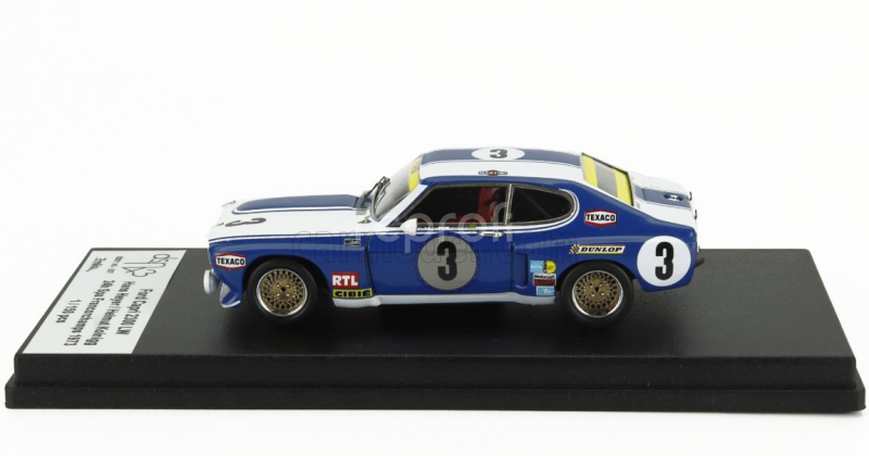 Trofeu Ford england Capri 2600 Lw N 3 24h Spa Francorchamps 1973 Hans Heyer - Helmut Koinigg 1:43 Modrá Bílá