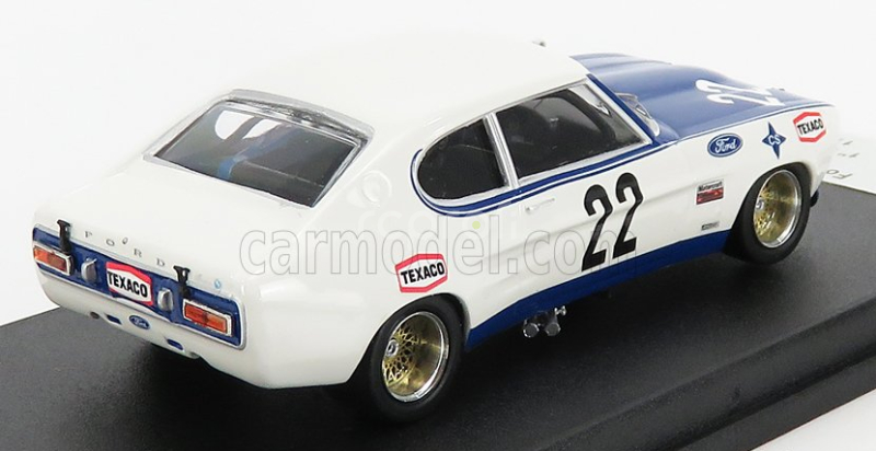 Trofeu Ford england Capri 2600 Rs N 22 Winner Rally Villa Real 1972 J.mesia 1:43 Bílá Modrá