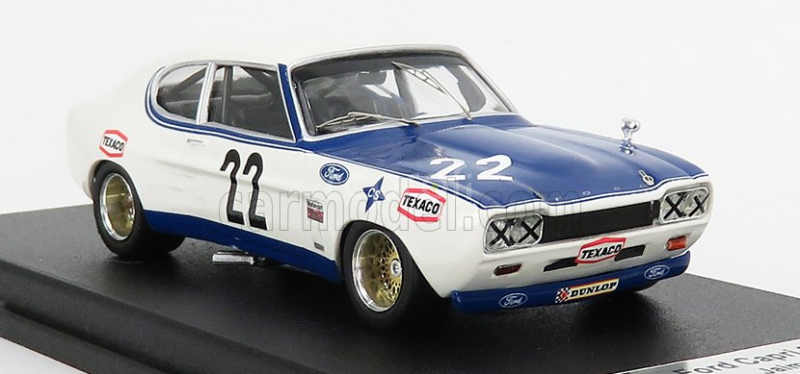 Trofeu Ford england Capri 2600 Rs N 22 Winner Rally Villa Real 1972 J.mesia 1:43 Bílá Modrá