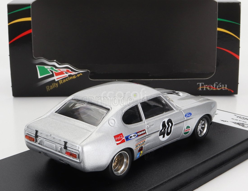 Trofeu Ford england Capri 2600 Rs N 40 3rd Silverstone 1971 Gerry Birrel 1:43 Silver