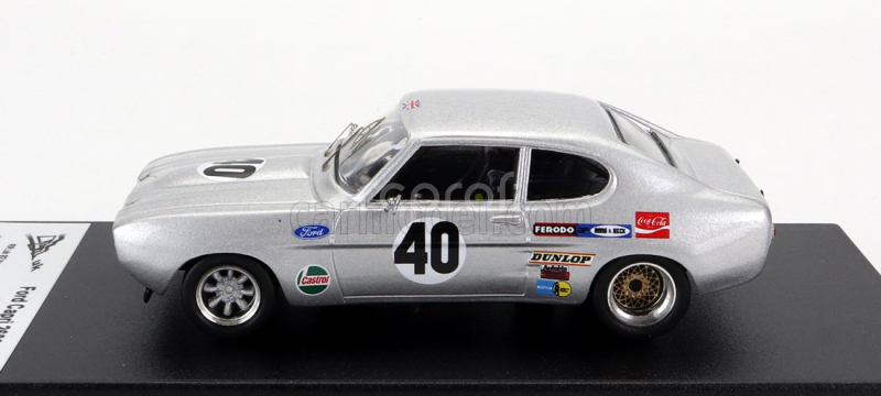 Trofeu Ford england Capri 2600 Rs N 40 3rd Silverstone 1971 Gerry Birrel 1:43 Silver