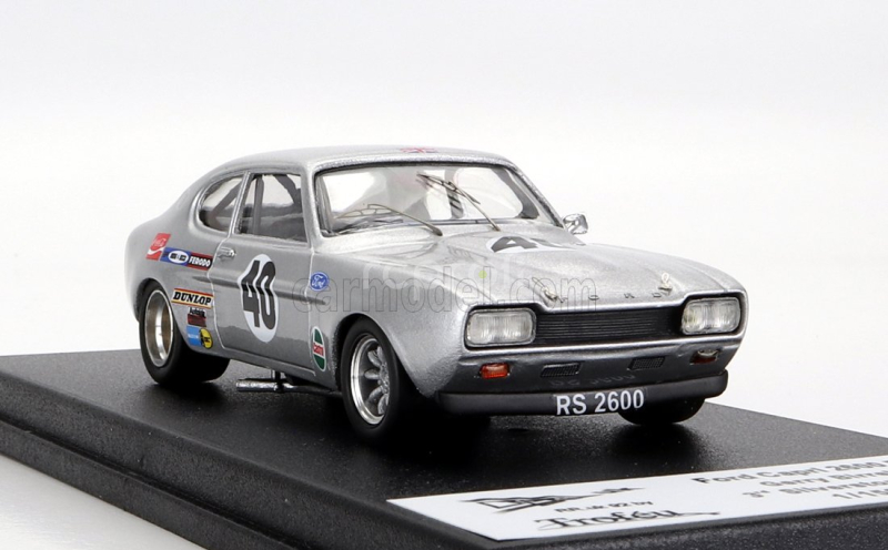 Trofeu Ford england Capri 2600 Rs N 40 3rd Silverstone 1971 Gerry Birrel 1:43 Silver