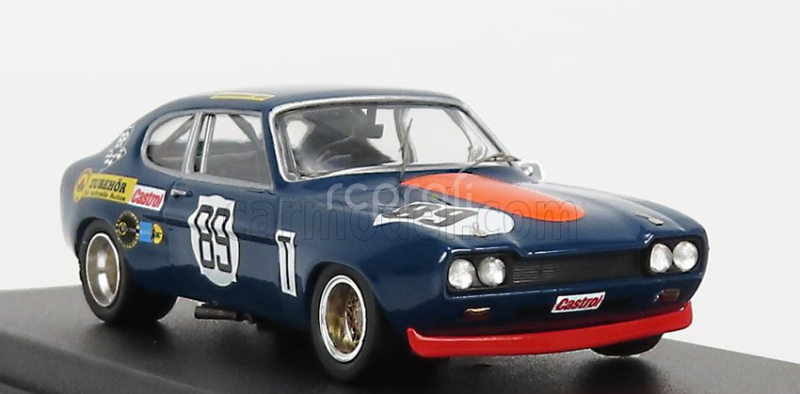 Trofeu Ford england Capri 2600 Rs N 89 1000km Nurburgring 1972 W.odenthal - K.fritzinger 1:43 Modrá Oranžová