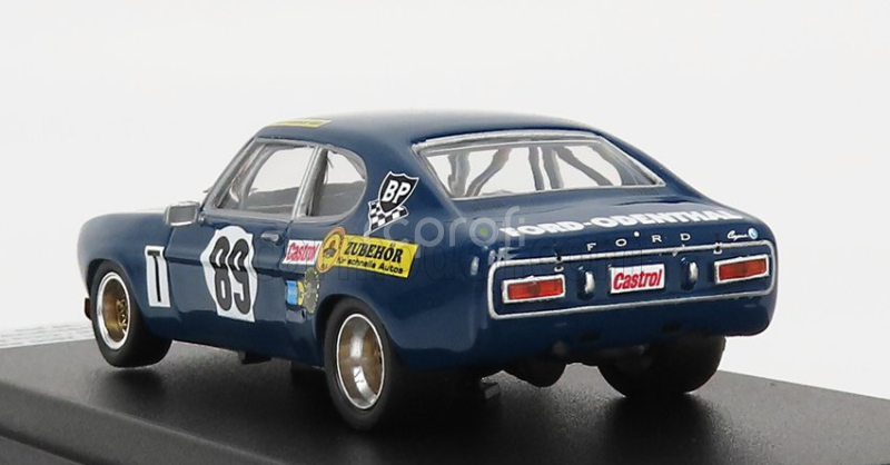 Trofeu Ford england Capri 2600 Rs N 89 1000km Nurburgring 1972 W.odenthal - K.fritzinger 1:43 Modrá Oranžová